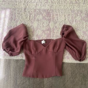 Aritzia puff sleeve top
